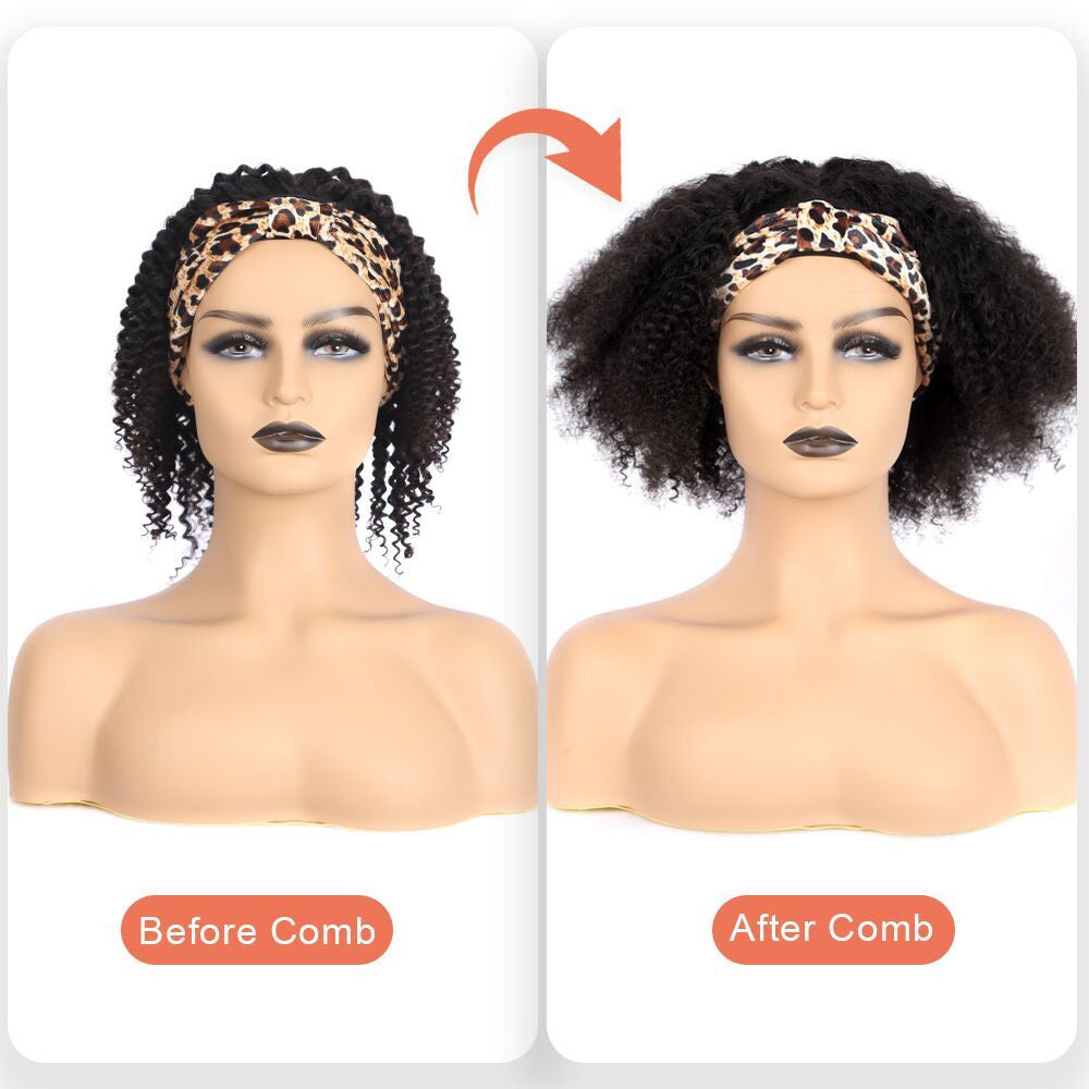 Glueless Human Hair Brazilian Headband Wigs