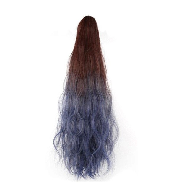 Ombre Color Claw Clip-In Synthetic Ponytail