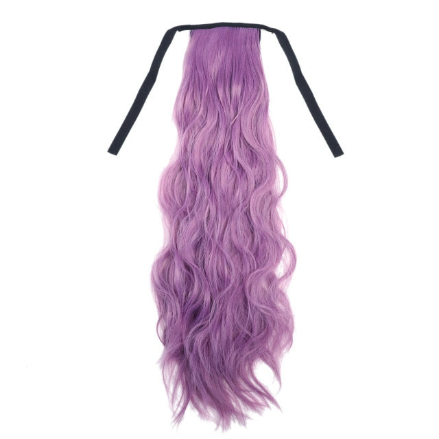 Ombre Color Claw Clip-In Synthetic Ponytail