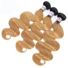 Brazilian Remy Hair Body Wave Bundles with Closure